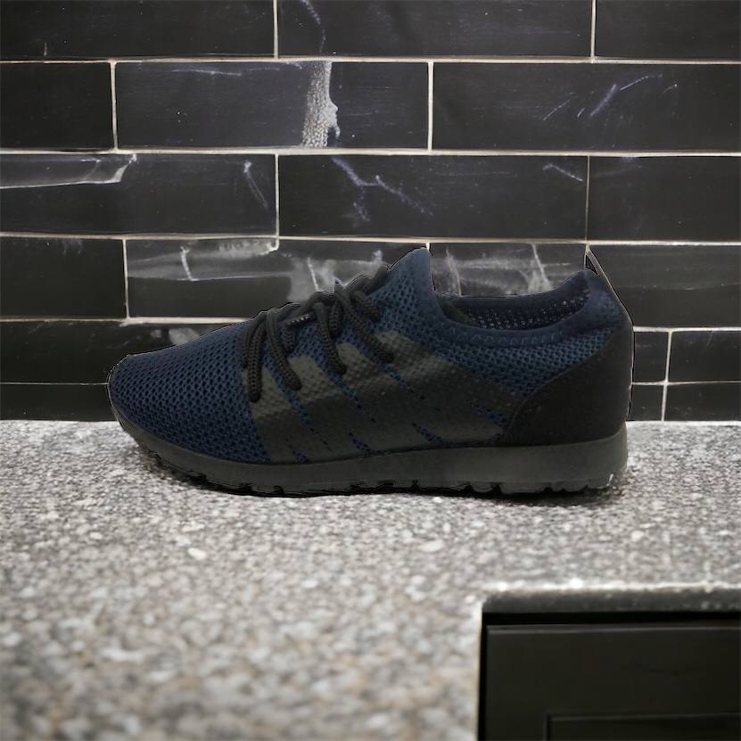 Кроссовки лето сетка мужские 40 размер | Текстильные кроссовки сеткой | Модель 41373. Цвет: синий