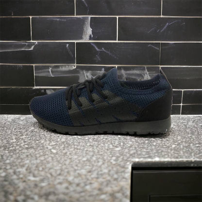 Кроссовки лето сетка мужские 40 размер | Текстильные кроссовки сеткой | Модель 41373. Цвет: синий