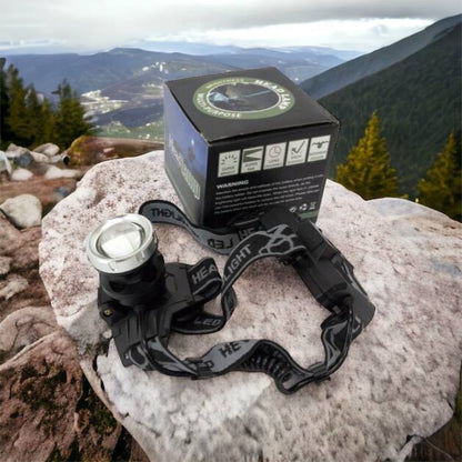 Фонарик на голову Bailong BL-8070-P50, LED налобный аккумуляторный фонарь, фонарь на голову для рыбалки