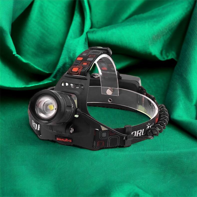 Налобный фонарь Bailong BL-T32-P50, мощный налобный светодиодный фонарик на голову, три режима