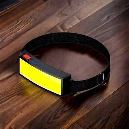 Налобный фонарик яркий рассеивающий для СТО Bailong BL-F007-COB, 3 режима, водостойкий, зарядка от USB