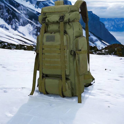 Тактический рюкзак на 70л больший армейский баул, походная сумка / Военный рюкзак, тактический рюкзак ВСУ