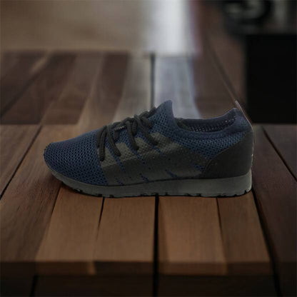 Кроссовки лето сетка мужские 40 размер | Текстильные кроссовки сеткой | Модель 41373. Цвет: синий