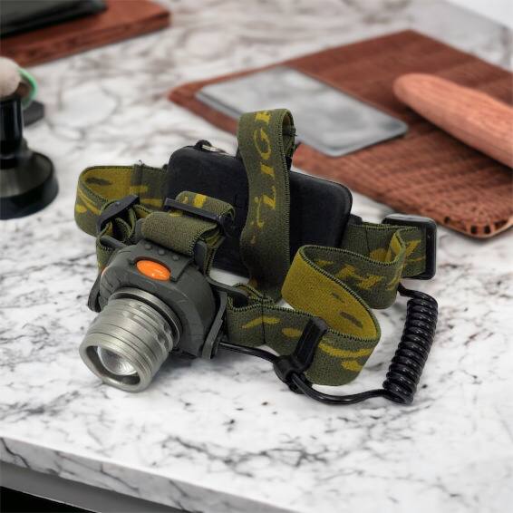 Налобный фонарь тактический Bailong BL-1505 \ 602B SENSOR с датчиком движения, Фонарик налобный led