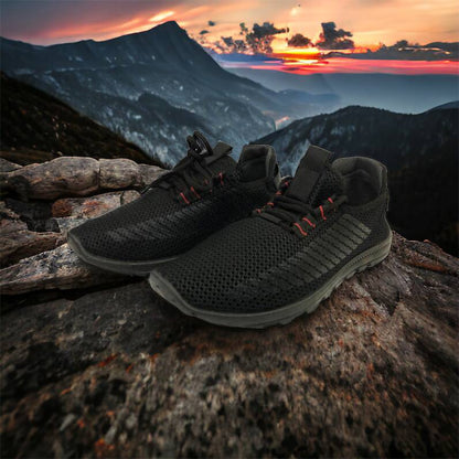 Тонкі кросівки М'які чоловічі кросівки | 40 Розмір. Кросівки з тканини, що дихають. Модель 45112. Колір: темний 