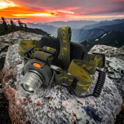 Налобный фонарь тактический Bailong BL-1505 \ 602B SENSOR с датчиком движения, Фонарик налобный led