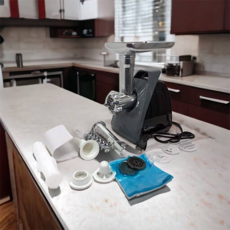 Мясорубка Suntera SMG-5421B 1800 Вт, мясорубка электрическая для мяса, мясорубка для домашней колбасы