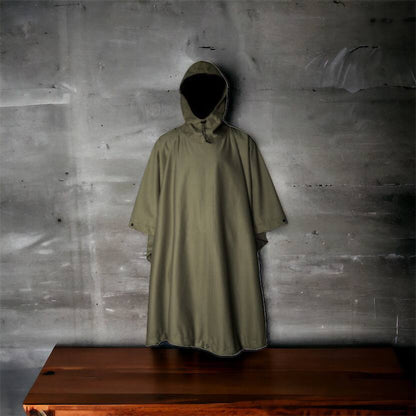 Качественный тактический дождевик - пончо. Военный плащ – накидка от дождя