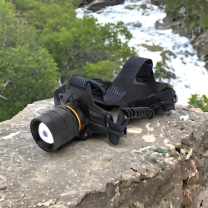 Яркий налобный фонарь Bailong BL-8076-2-GT100, Фонарь аккумуляторный для рыбалки, Фонарь на голову