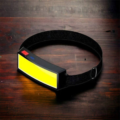 Налобный фонарик яркий рассеивающий для СТО Bailong BL-F007-COB, 3 режима, водостойкий, зарядка от USB