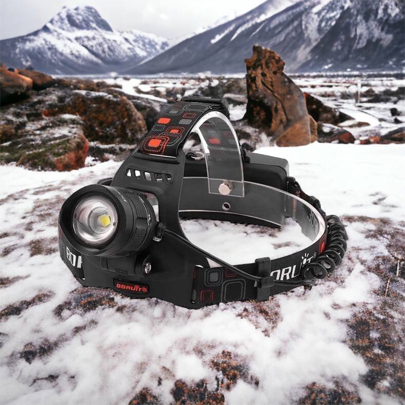 Налобный фонарь Bailong BL-T32-P50, мощный налобный светодиодный фонарик на голову, три режима