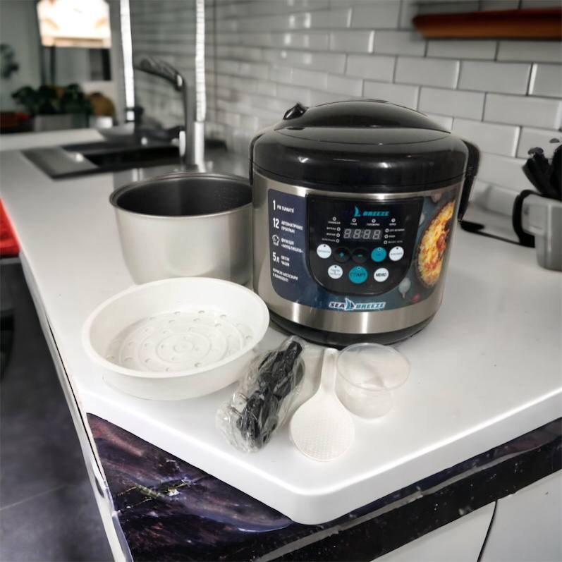 Мультиварка SeaBreeze SB-044 900 Вт, бытовые мультиварки рисоварки, электро скороварка, кашеваркы