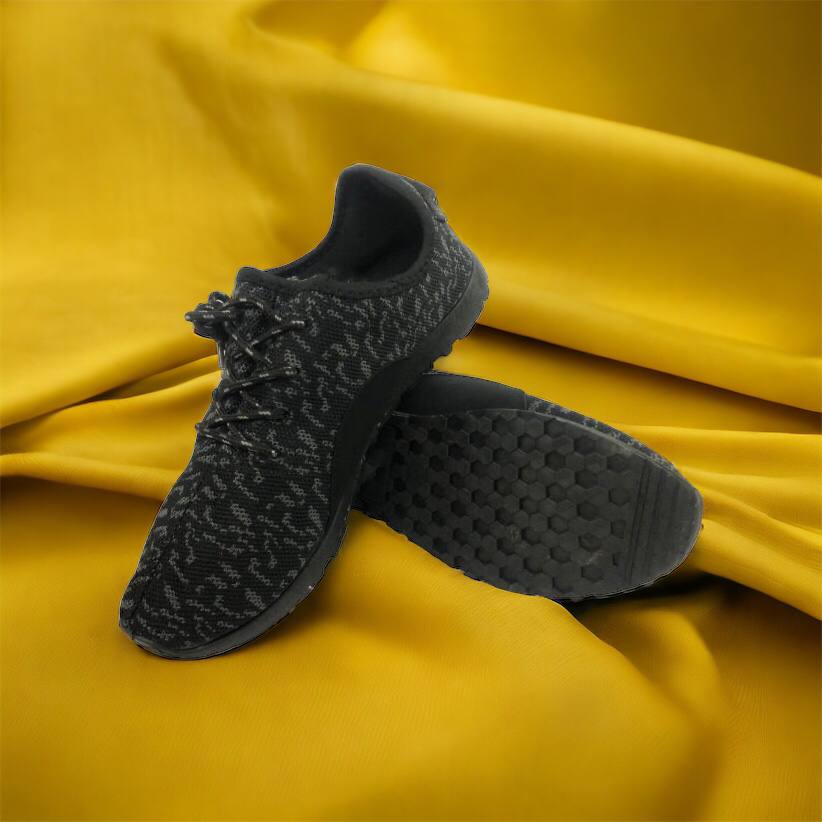 Мужские кроссовки сетка 40 размер. Эспадрильи мужские | Легкие летние черные кроссовки. Модель 74612. Цвет: черный