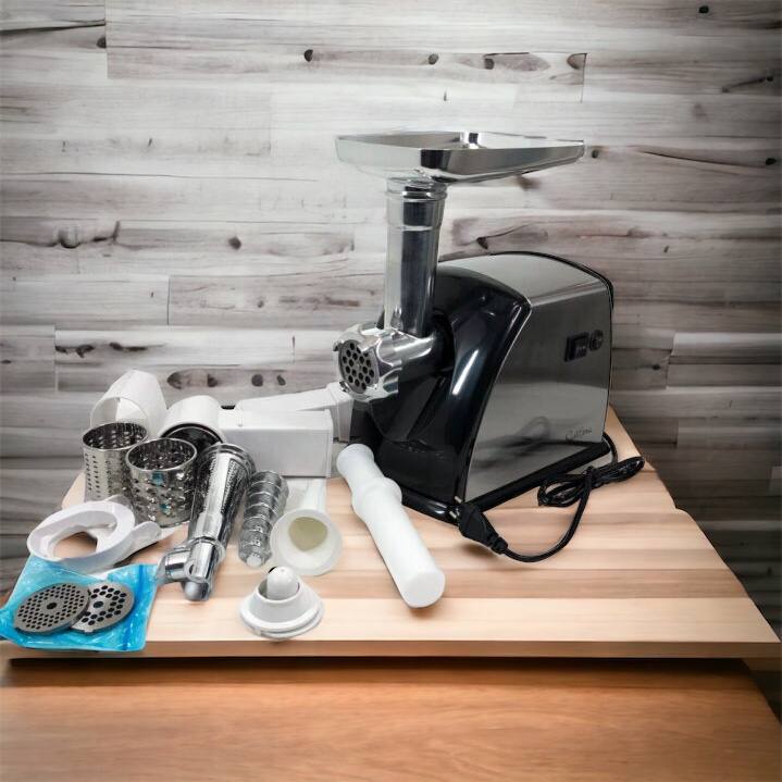 Мясорубка Suntera SMG-5454SS, Кухонная мясорубка, Мясорубка электрическая металл, Мясорубка-соковижималка