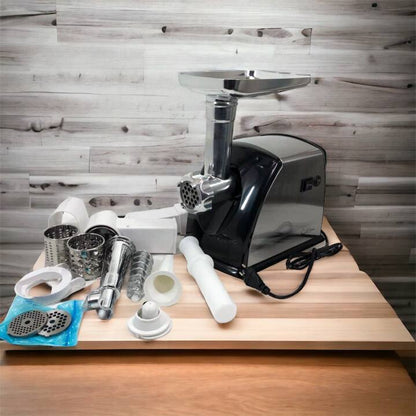 Мясорубка Suntera SMG-5454SS, Кухонная мясорубка, Мясорубка электрическая металл, Мясорубка-соковижималка