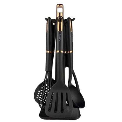 Набор кухонных приборов Magio MG-1126, набор силиконовых приборов для кухни, набор нейлоновых поварешек