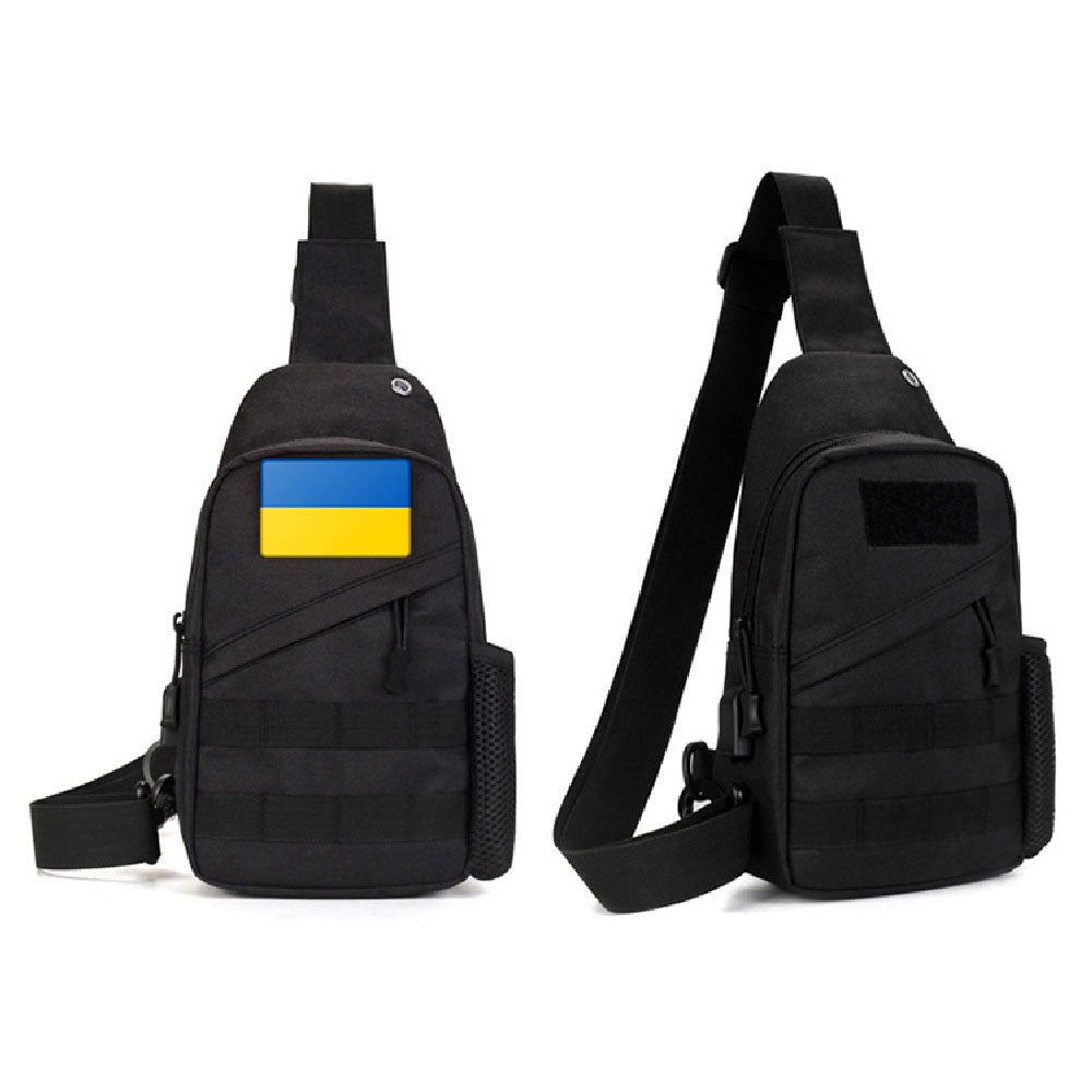 Тактическая Черная Сумка через плечо, укрепленная сумка-слинг барсетка тактическая, Грудная кроссбоди