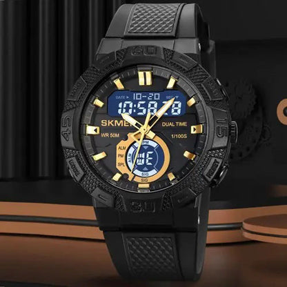 Часы наручные мужские SKMEI 1881GDWT, модные мужские часы, оригинальные мужские часы брендовые