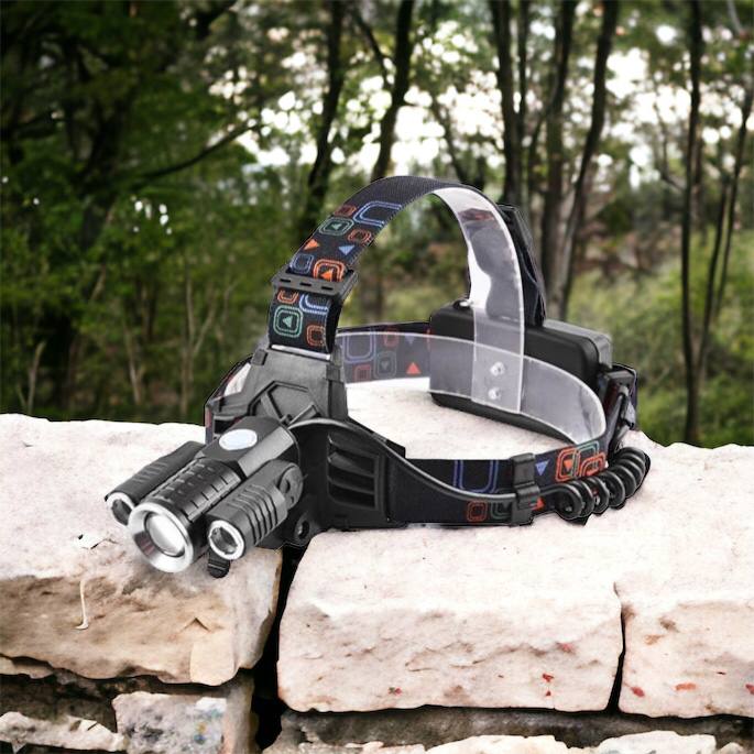 Фонарь налобный W602-T6-2XPE Bike с велокреплением 2x18650, светодиодный фонарь на лоб, сверхмощный