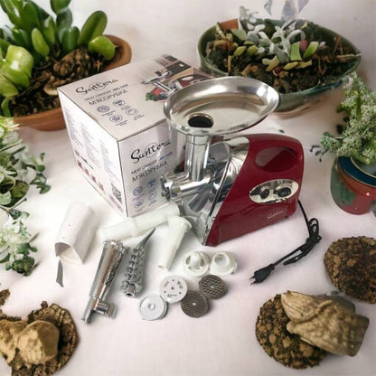 Электромясорубка Suntera SMG-5420R 1800 Вт, электромясорубка соковыжималка для томатов, мясорубка для дома