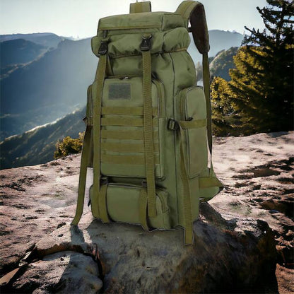 Тактический рюкзак на 70л больший армейский баул, походная сумка / Военный рюкзак, тактический рюкзак ВСУ