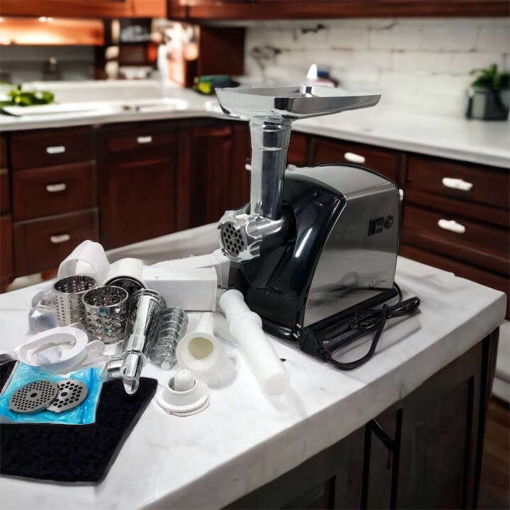 Мясорубка Suntera SMG-5454SS, Кухонная мясорубка, Мясорубка электрическая металл, Мясорубка-соковижималка