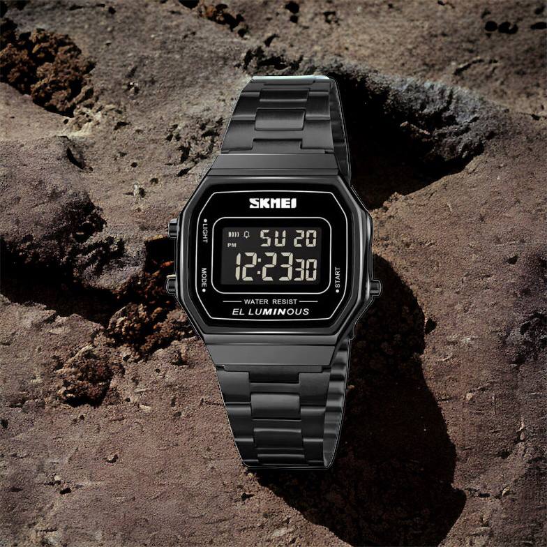 Часы наручные мужские SKMEI 1647BK, оригинальные мужские часы, противоударные часы для военнослужащих