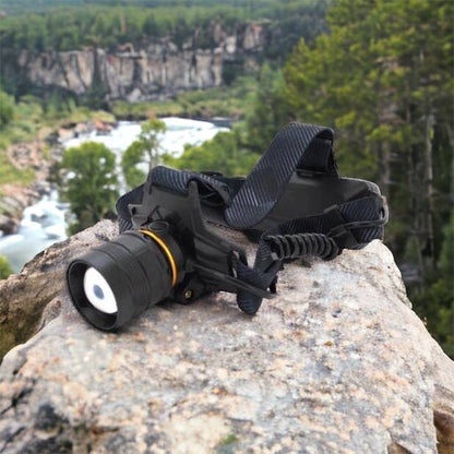 Яркий налобный фонарь Bailong BL-8076-2-GT100, Фонарь аккумуляторный для рыбалки, Фонарь на голову