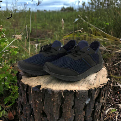 Кроссовки мужские сетка 41 размер. Летние кроссовки, модные универсальные кроссовки. Модель 46913. Цвет: синий