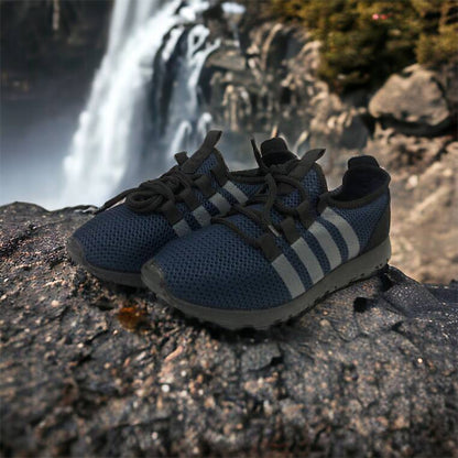 Мужские кроссовки текстиль, мужские кроссовки из сетки 40 размер. Летние кроссовки. Модель 54654. Цвет: синий