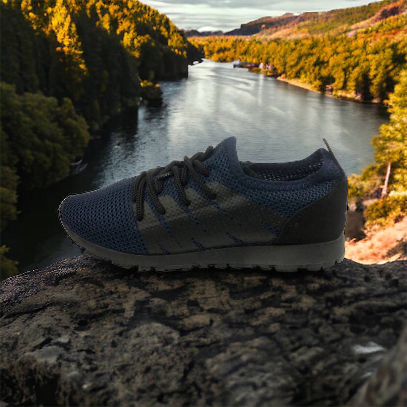 Кроссовки лето сетка мужские 40 размер | Текстильные кроссовки сеткой | Модель 41373. Цвет: синий