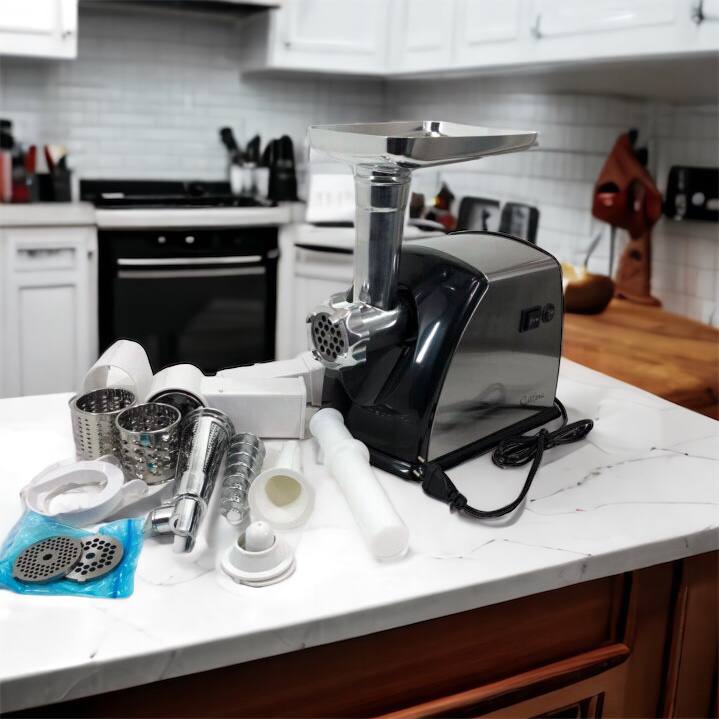 Мясорубка Suntera SMG-5454SS, Кухонная мясорубка, Мясорубка электрическая металл, Мясорубка-соковижималка