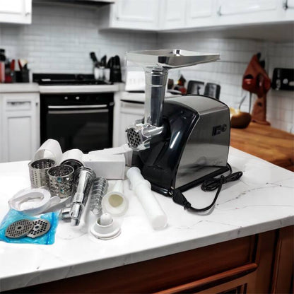 Мясорубка Suntera SMG-5454SS, Кухонная мясорубка, Мясорубка электрическая металл, Мясорубка-соковижималка