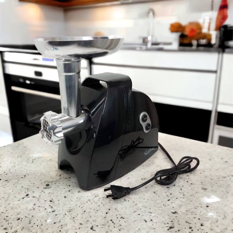 Мясорубка Suntera SMG-5425B, электрическая мясорубка с насадками, электромясорубка для шинковки