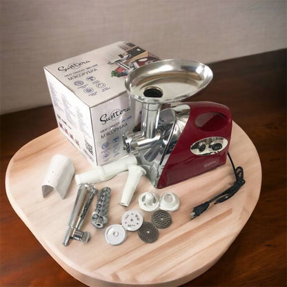 Электромясорубка Suntera SMG-5420R 1800 Вт, электромясорубка соковыжималка для томатов, мясорубка для дома