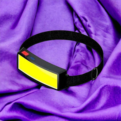 Налобный фонарик яркий рассеивающий для СТО Bailong BL-F007-COB, 3 режима, водостойкий, зарядка от USB