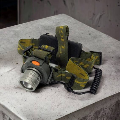 Налобный фонарь тактический Bailong BL-1505 \ 602B SENSOR с датчиком движения, Фонарик налобный led