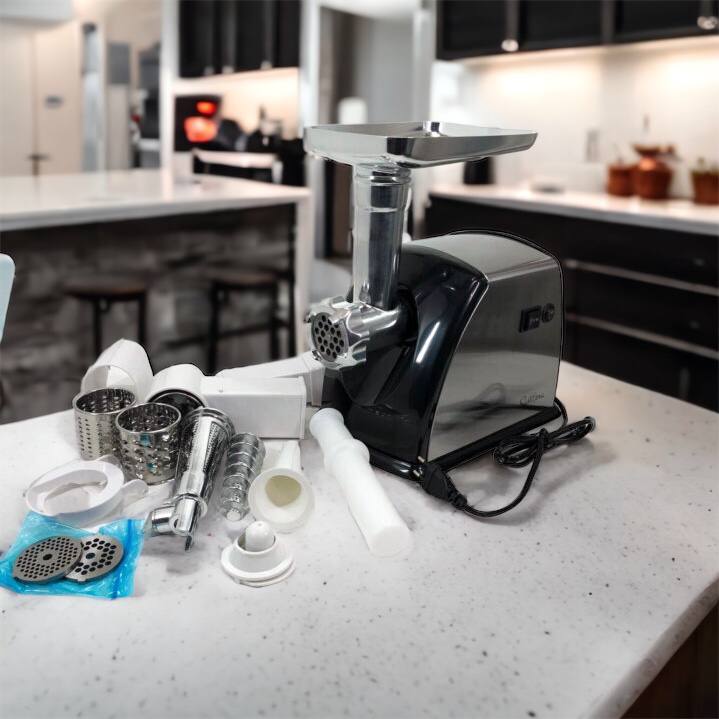 Мясорубка Suntera SMG-5454SS, Кухонная мясорубка, Мясорубка электрическая металл, Мясорубка-соковижималка