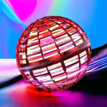Летающий шар спиннер светящийся FlyNova Pro Gyrosphere игрушка мяч бумеранг, игрушка летающий шар