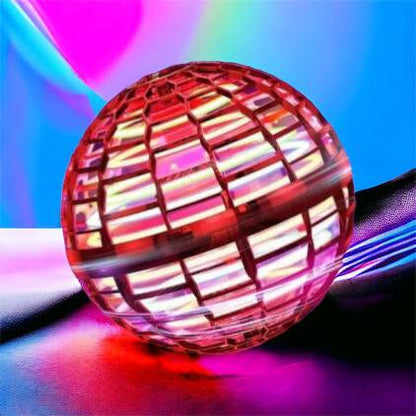 Летающий шар спиннер светящийся FlyNova Pro Gyrosphere игрушка мяч бумеранг, игрушка летающий шар