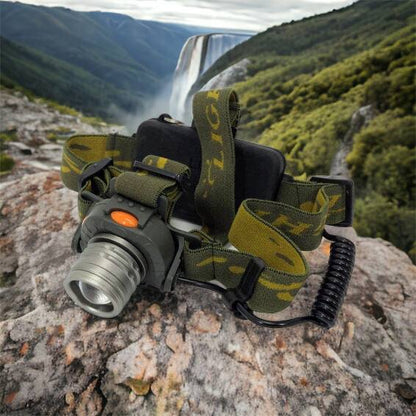 Налобный фонарь тактический Bailong BL-1505 \ 602B SENSOR с датчиком движения, Фонарик налобный led