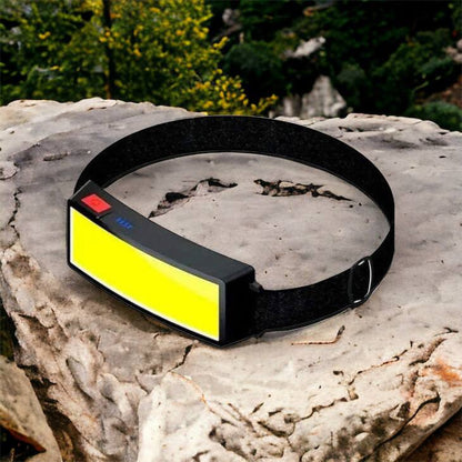 Налобный фонарик яркий рассеивающий для СТО Bailong BL-F007-COB, 3 режима, водостойкий, зарядка от USB