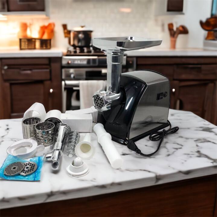 Мясорубка Suntera SMG-5454SS, Кухонная мясорубка, Мясорубка электрическая металл, Мясорубка-соковижималка