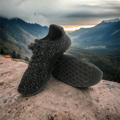 Мужские кроссовки сетка 40 размер. Эспадрильи мужские | Легкие летние черные кроссовки. Модель 74612. Цвет: черный