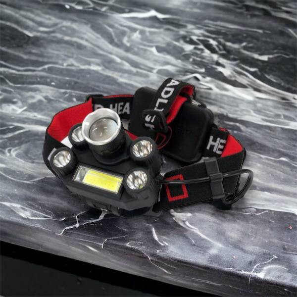 Фонарик налобный Bailong BL-T64-T6+4XPE, светодиодный фонарь на лоб, мощный налобный фонарь для рыбалки