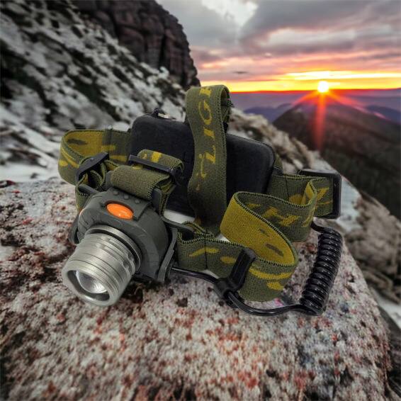 Налобный фонарь тактический Bailong BL-1505 \ 602B SENSOR с датчиком движения, Фонарик налобный led