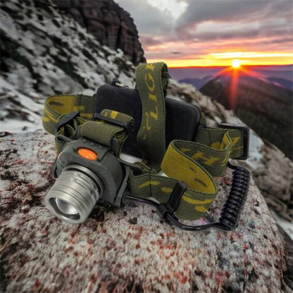 Налобный фонарь тактический Bailong BL-1505 \ 602B SENSOR с датчиком движения, Фонарик налобный led