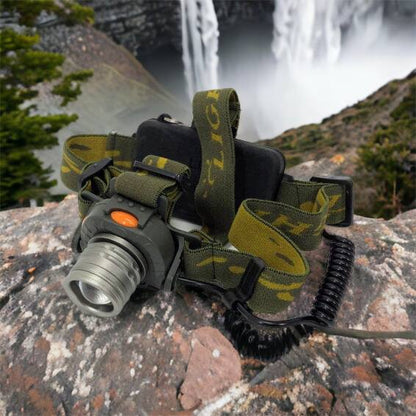 Налобный фонарь тактический Bailong BL-1505 \ 602B SENSOR с датчиком движения, Фонарик налобный led