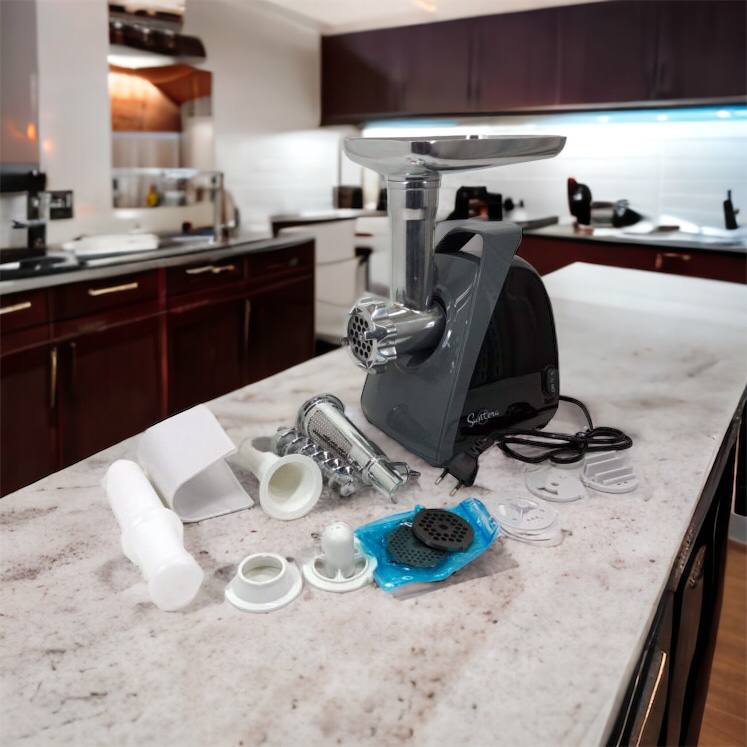 Мясорубка Suntera SMG-5421B 1800 Вт, мясорубка электрическая для мяса, мясорубка для домашней колбасы