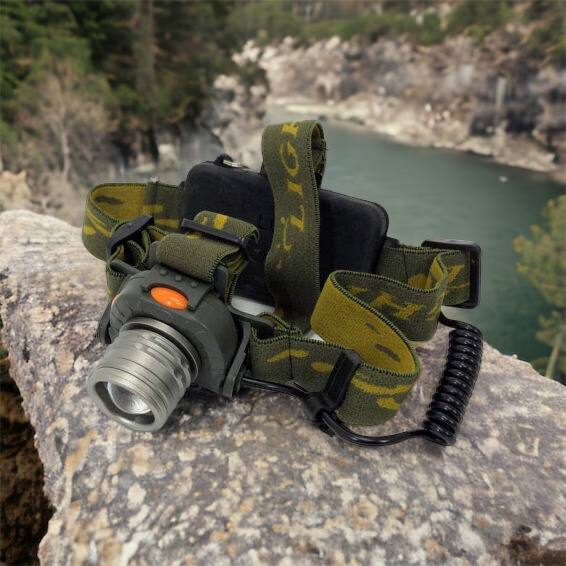 Налобный фонарь тактический Bailong BL-1505 \ 602B SENSOR с датчиком движения, Фонарик налобный led